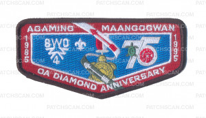 Patch Scan of K124088 - WATER & WOODS FS COUNCIL - OA DIAMOND ANNIVERSARY AGAMING MAANGOGWAN