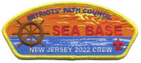 Sea Base CSP (Gold) Patriots' Path Council #358