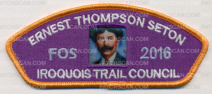 Patch Scan of FOS Ernest Thompson Seton 2016