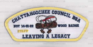 Patch Scan of Leaving a Legacy Wood Badge CSP