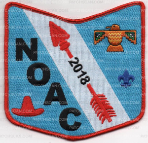 Patch Scan of NOAC JAC 2018 SHIELD RED BORDER