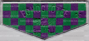 Patch Scan of Echockotee - North Florida Council - Purple and Green 
