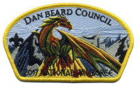 Dan Beard Council- 2017 National Jamboree- Green & Yellow Dragon  Dan Beard Council #438
