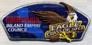 Patch Scan of California Inland Empire Council - Eagle Class of 2013