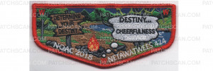 Patch Scan of 2018 NOAC Flap Red Border (PO 87955)