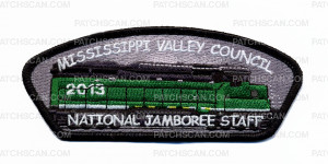 Patch Scan of 2013 Jamboree- Mississippi Valley Council- #212989
