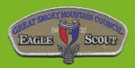 GSMC Eagle Scout 2022 CSP silver met bdr Great Smoky Mountain Council #557