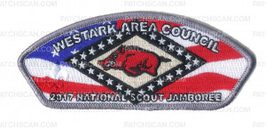Patch Scan of 2017 National Jamboree - Westark Area Council - Silver Border