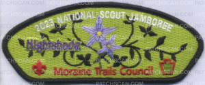 Patch Scan of 455240- 2023 National Scout Jamboree - Nightshade 