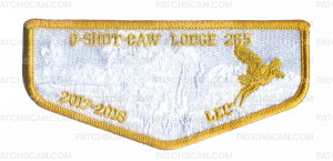Patch Scan of O-Shot-Caw Lodge 265 LEC 2017-2018 Flap