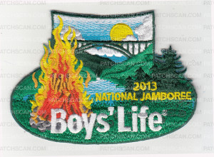 Patch Scan of X166649A Boys' Life 2013 JAMBOREE