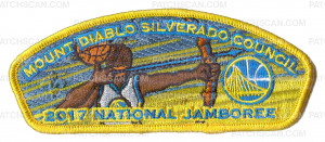 Patch Scan of Mount Diablo Silverado Council 2017 National Jamboree JSP KW1693