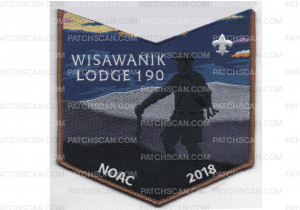Patch Scan of 2018 NOAC Pocket Patch #1 (PO 88017)