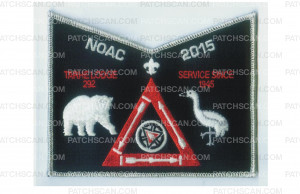 Patch Scan of Tarhe NOAC pocket patch silver border