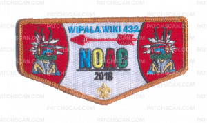 Patch Scan of Wipala Wiki NOAC 2018 2 Kachinas Copper Metallic Flap