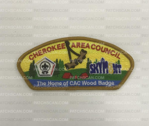 Patch Scan of Fundraising-CSP Wood badge Cherokee