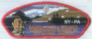 Patch Scan of BADEN-POWELL TROOP JSP RED BORDER