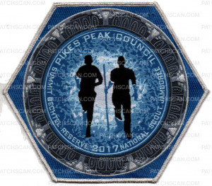 Patch Scan of Pikes Peak Council 2017 National Jamboree Center