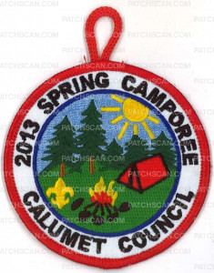 Patch Scan of X167073A CALUMET SPRING CAMPOREE 