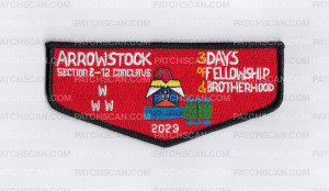 Patch Scan of Arrowstock Section E - 12 Conclave OA Flap
