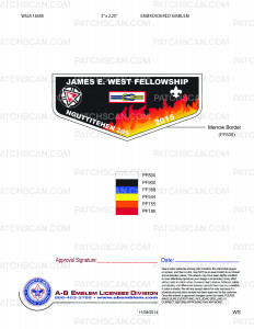 Patch Scan of WSLR 1565B- James E West 