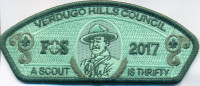 Verdugo Hills FOS 2017 A Scout is thrifty  Verdugo Hills Council #58