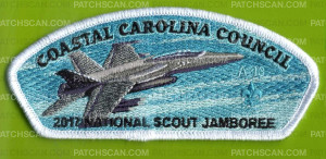 Patch Scan of Coastal Carolina Council 2017 National Jamboree JSP KW1979 White Border