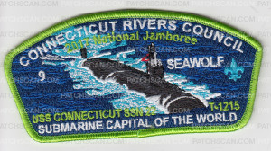 Patch Scan of CRC National Jamboree 2017 Connecticut #9