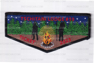 Patch Scan of Tschitani Ticket Flap 2023