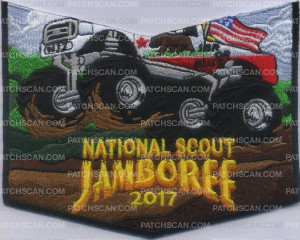 Patch Scan of Cahuilla Lodge 2017 National Scout Jamboree pocket patch