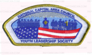 Patch Scan of National Capital Area Council Youth Leadership Society CSP with Numbering