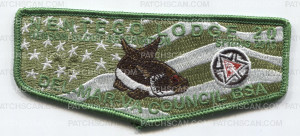 Patch Scan of Nentego Lodge Spring Flap 2015