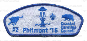 Patch Scan of Philmont 2016 CSP (Blue and White)