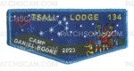 Patch Scan of 2023 Tsali Lodge Camp Daniel Boone Flap