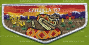 Patch Scan of Cahuilla Lodge 127 - Golden Arrowhead