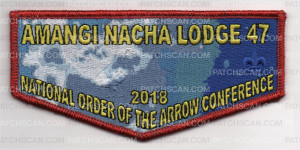 Patch Scan of LODGE 47 FLAP 2 MET RED