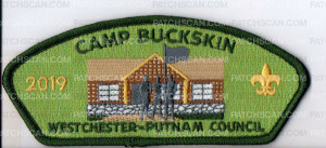 Patch Scan of Westchester - Putnam Council Camp Waubeeka, Camp Buckskin & Summit Base 2019