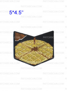 Patch Scan of Pocumtuc Lodge NOAC 2022 (Waffles/Syrup) Bottom Piece 