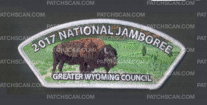Patch Scan of Greater Wyoming Council 2017 Jamboree Bison JSP