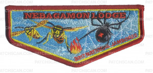 Patch Scan of 2017 National Jamboree - Nebagamon Lodge - OA Flap