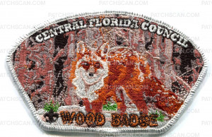 Patch Scan of CENTRAL FLORIDA WOODBADGE FOX SMY