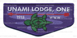 Patch Scan of Unami Lodge 2024 Turtle Purple