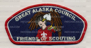 Patch Scan of Great Alaska Council Friends of Scouting