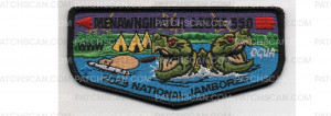 Patch Scan of 2023 National Jamboree Flap (PO 101195)