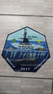 Patch Scan of CRC National Jamboree 2017 Back Patch #56