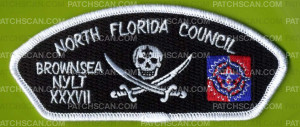 Patch Scan of North Florida Council - Brownsea XXXVII - NYLT - CSP