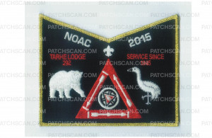 Patch Scan of Tarhe NOAC pocket patch gold border