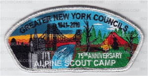 Patch Scan of GNYC CSP Alpine 75th-Silver Metallic border