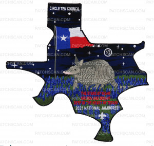 Patch Scan of 2023 NSJ CTC "Armadillo" Center Piece 