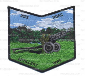 Patch Scan of Ma-Nu 133 2022 NOAC pocket patch WWII